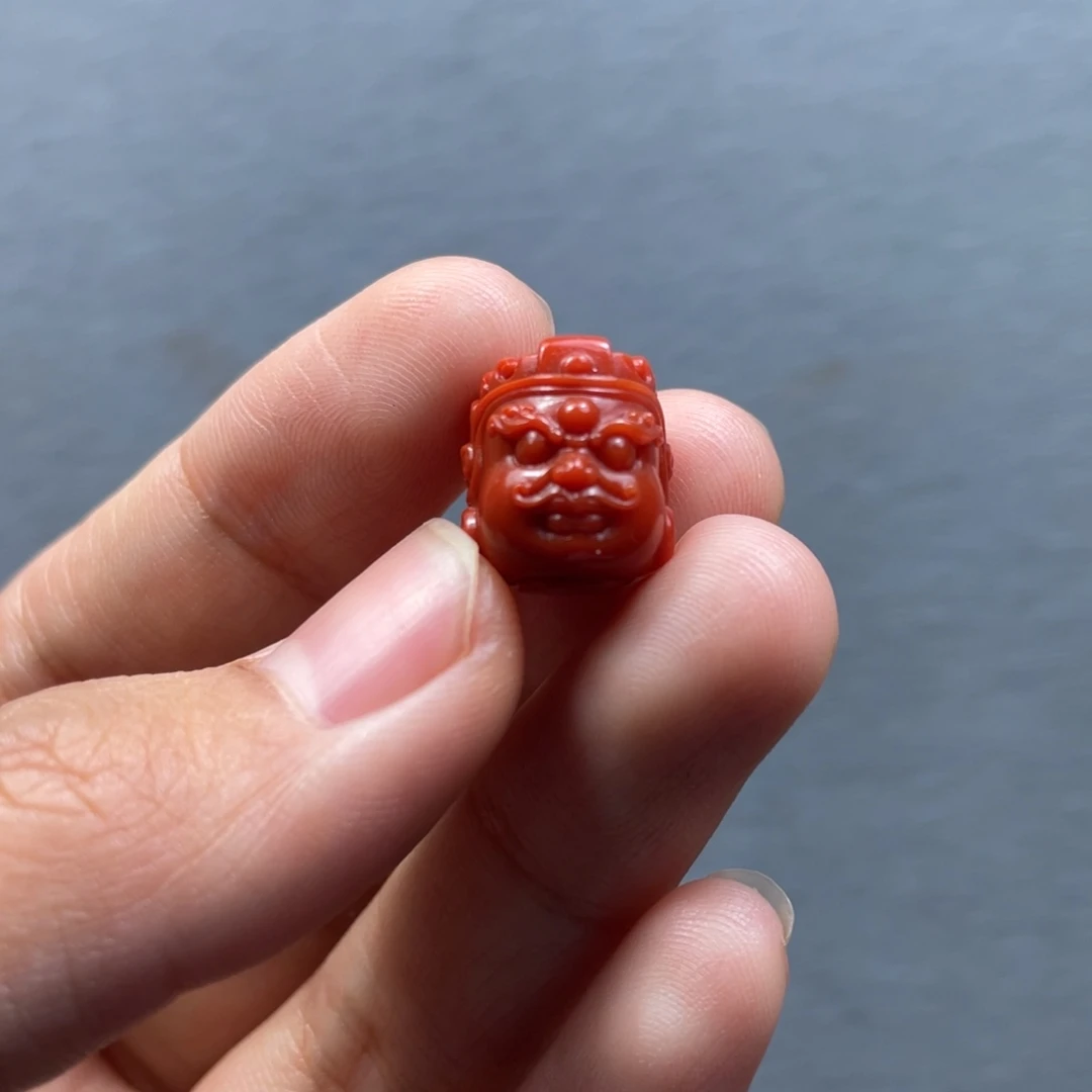 南红玛瑙配饰未镶嵌黄财神