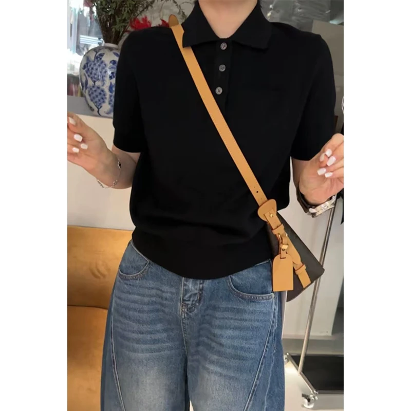 《会呼吸的POLO》505短袖上衣poloT恤女士显瘦百搭休闲宽松时尚