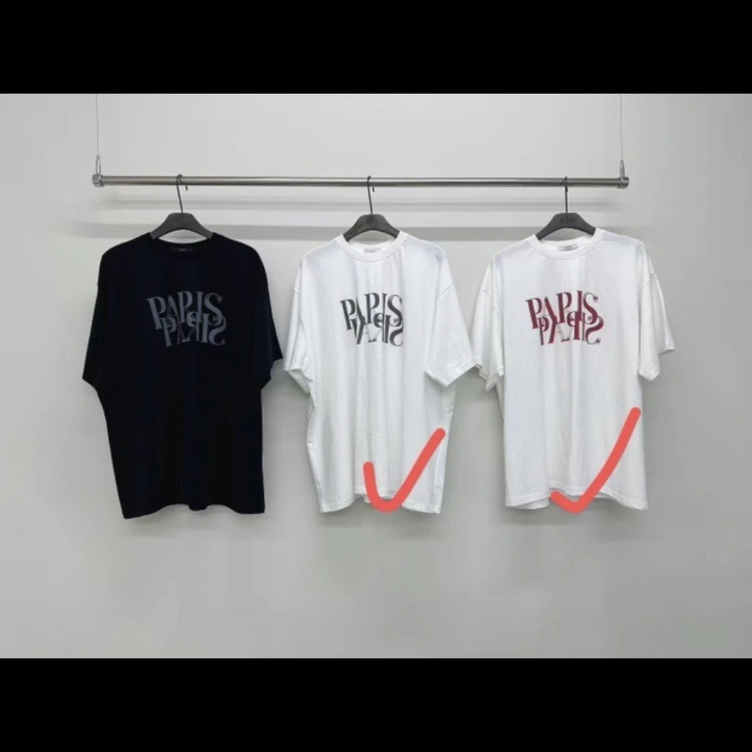 韩国货 大字母印花圆领T恤 夏NEW款