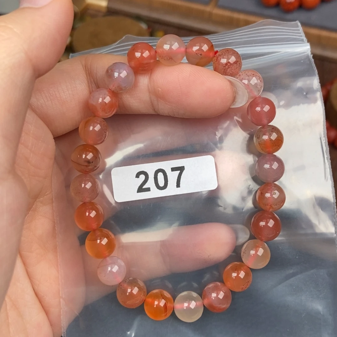 南红玛瑙未镶嵌手链