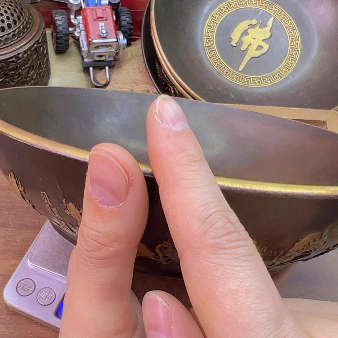 紫金风磨铜九龙盘