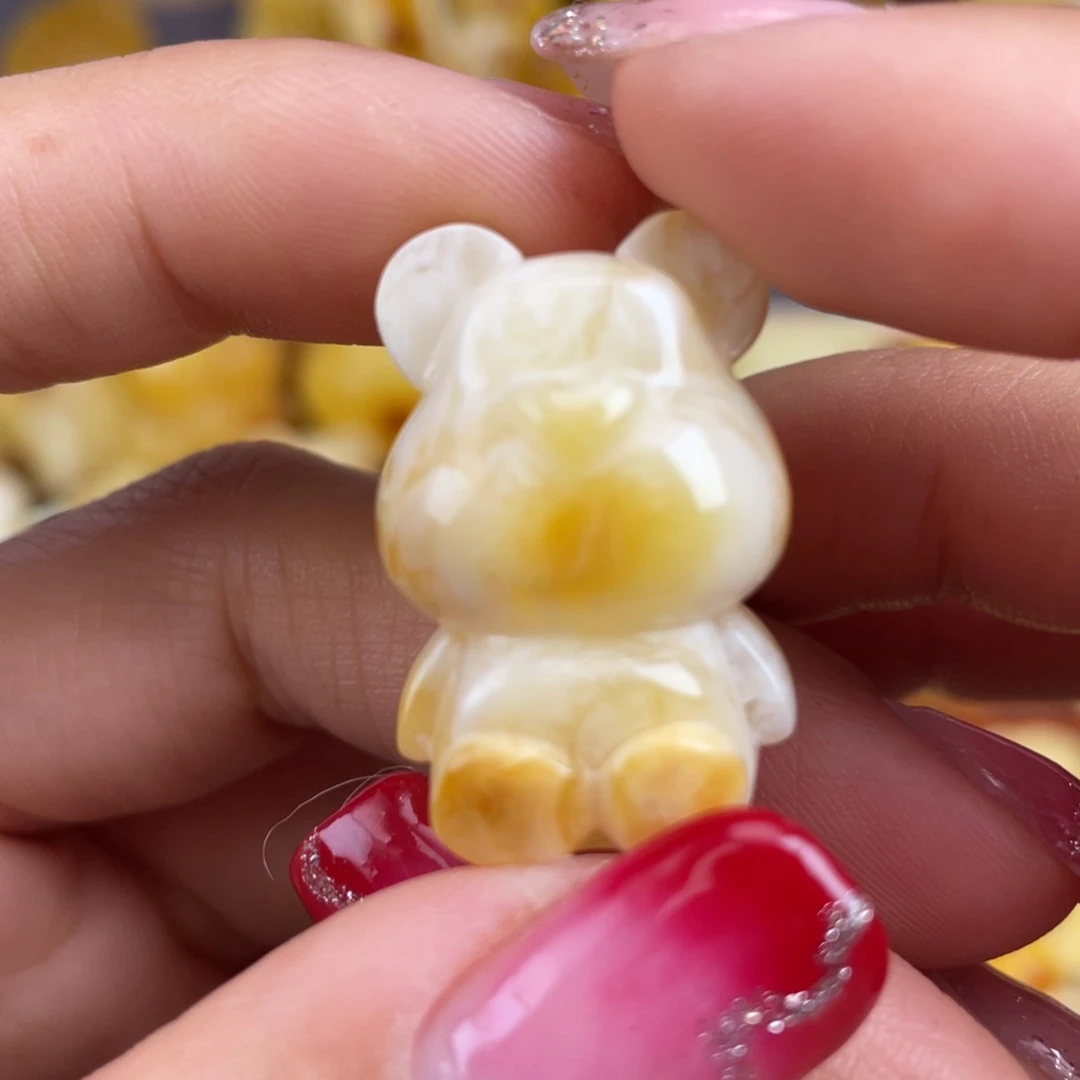 琥珀裸石未镶嵌蜜蜡