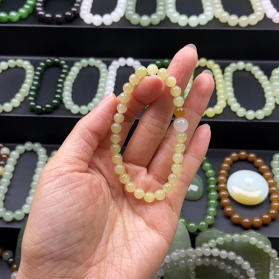 和田玉未镶嵌手链