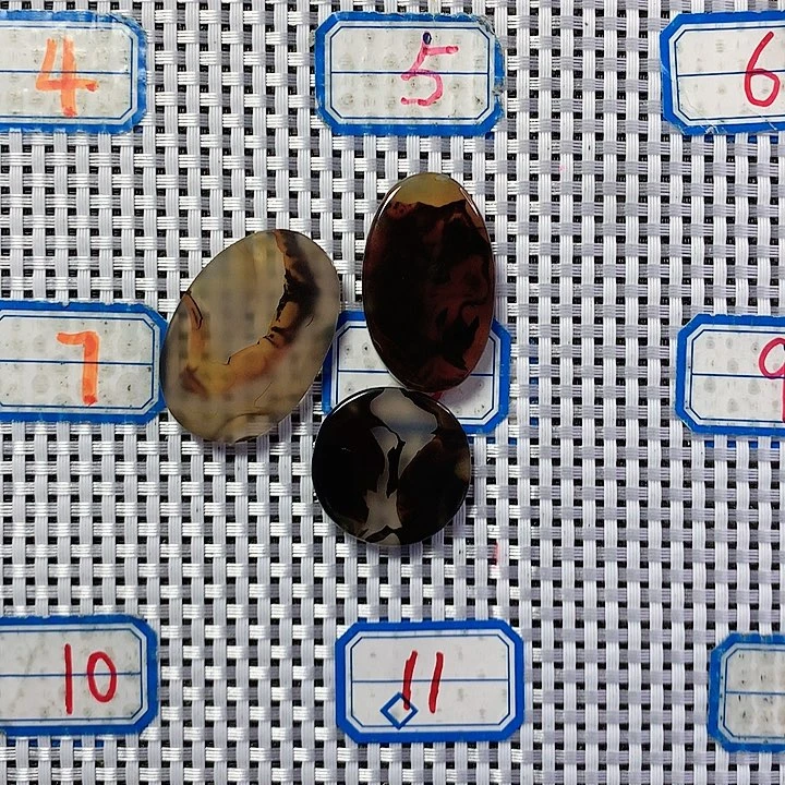 玛瑙/玉髓吊坠未镶嵌娃*