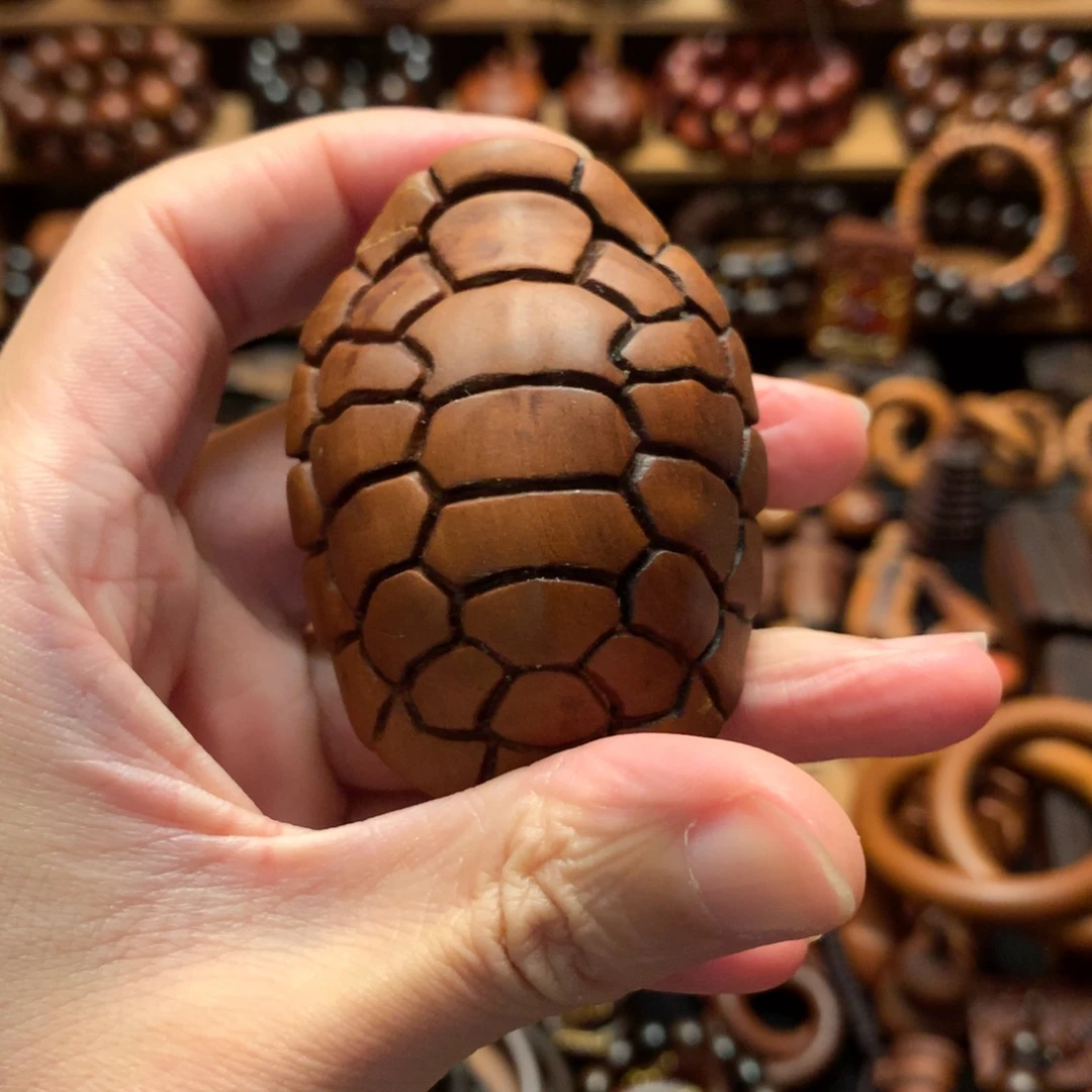 枣木枣木富甲天下手把件