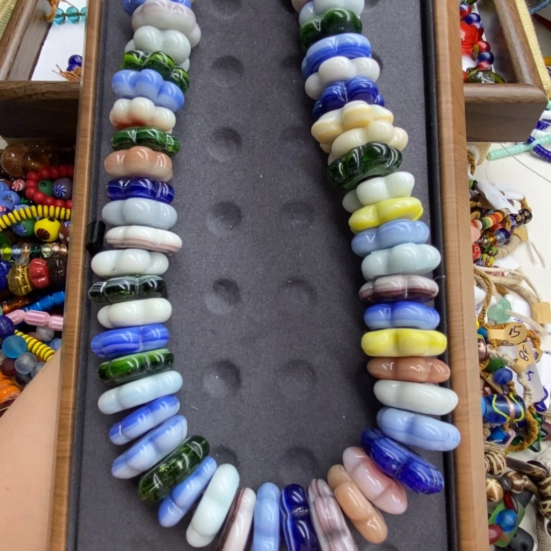 琉璃颈饰尼泊尔小花一条卡2.0不售后