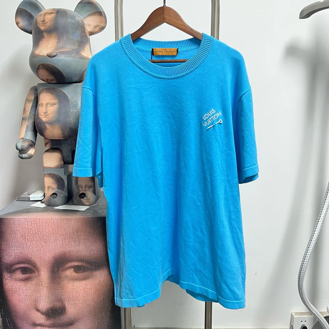 全新未使用 LouisVuitton/路易威登 别针针织短袖M09304L长78围64