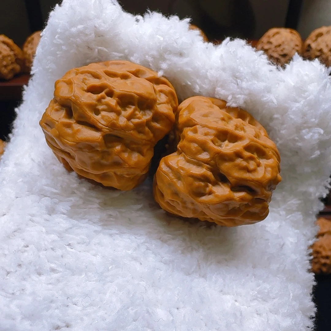 核桃手串/手链奶油蜡皮蛤蟆头34小手捻