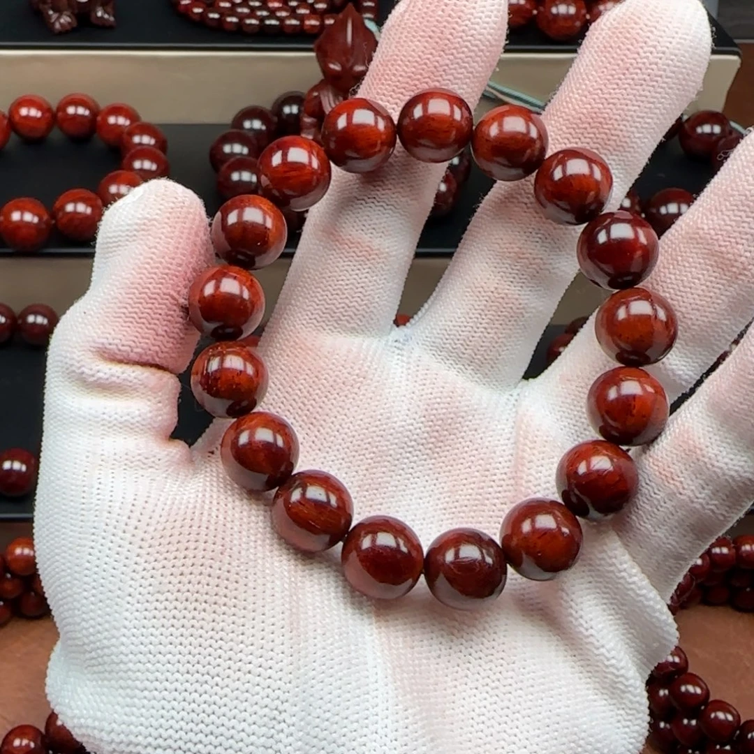 小叶紫檀手串/手链1.2帝王泥7367