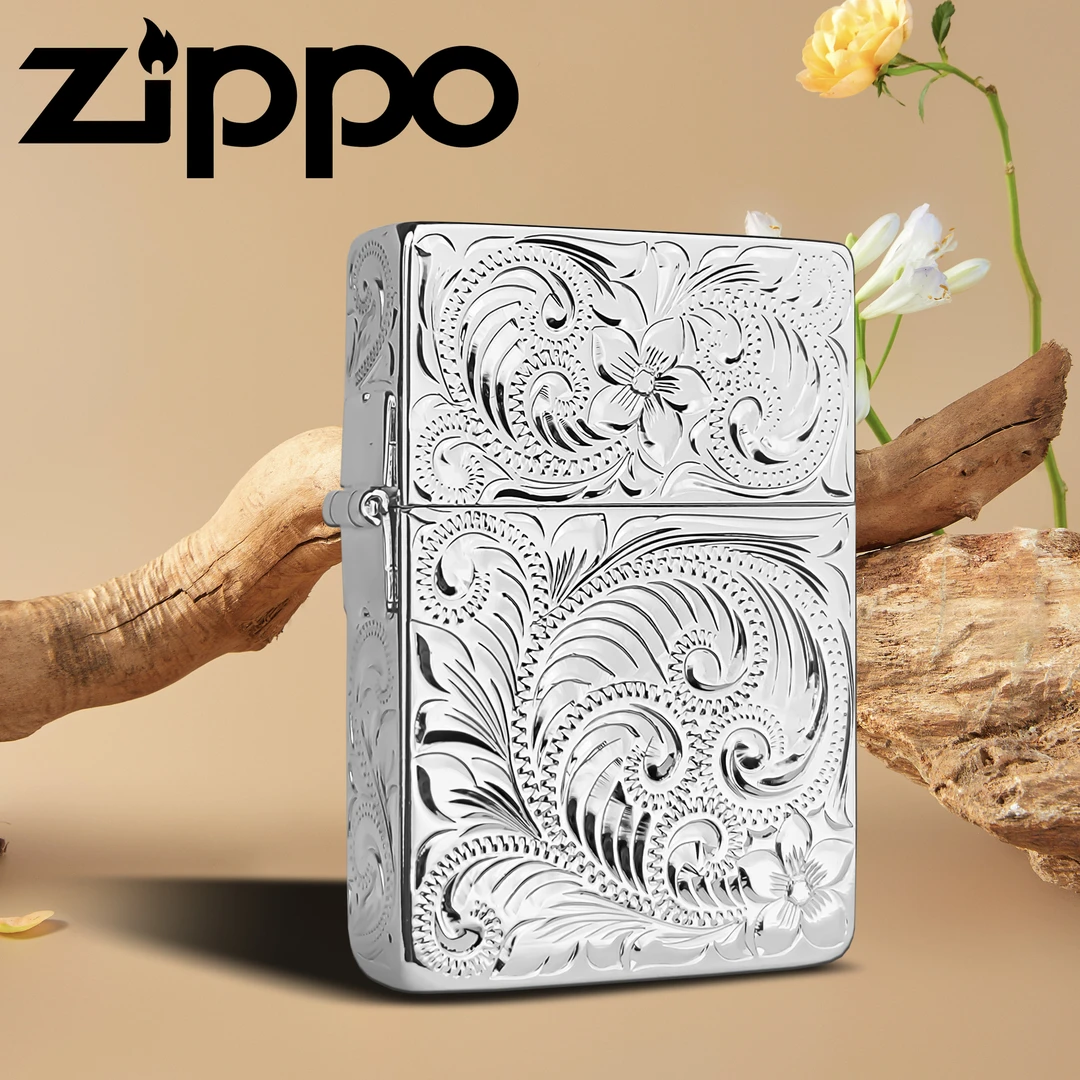 ZIPPO/之宝打火机 手雕唐草1935 高档男士礼物 防风煤油DY16803ZM