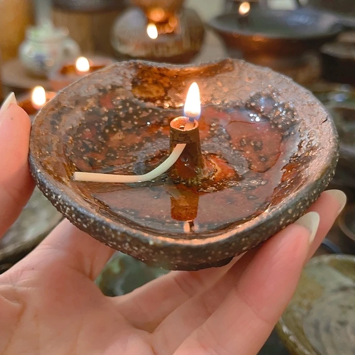 耶***光陶瓷艺术小福泥陶艺茶几风