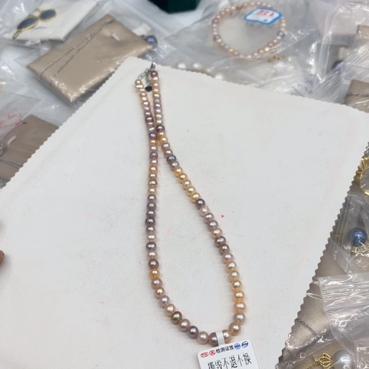 未镶嵌颈饰淡水珍珠00850