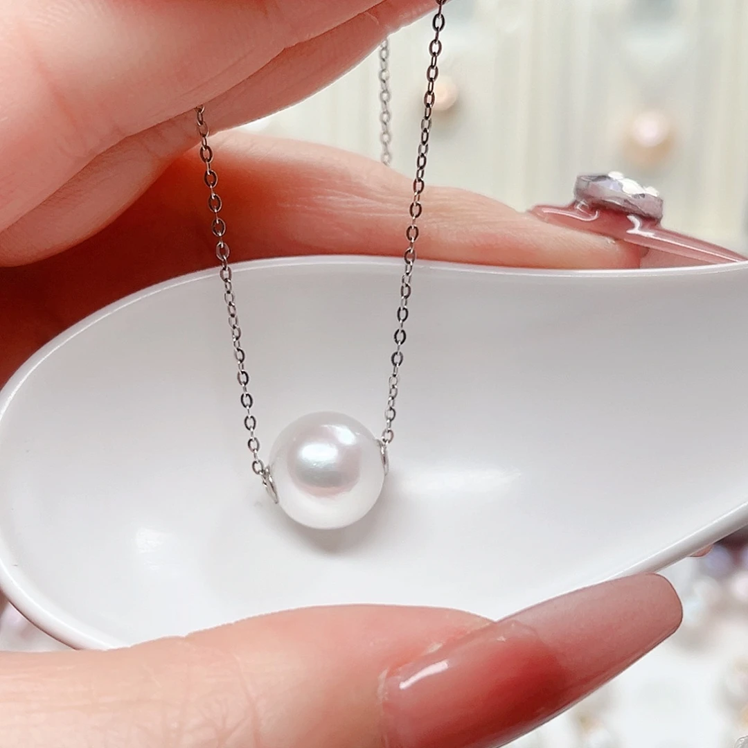淡水珍珠吊坠(赠链)合金