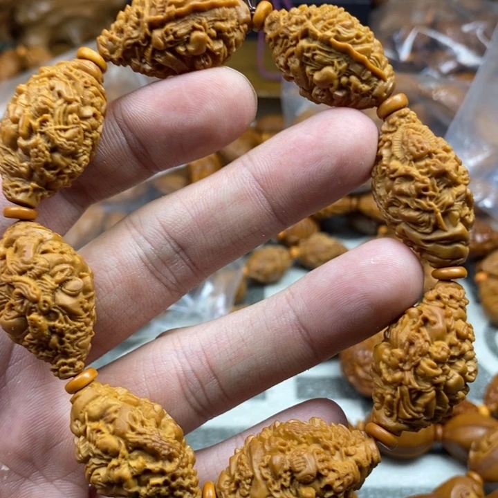 橄榄核手串/手链橄榄核雕工艺手串