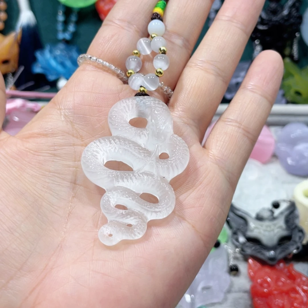 【闪购商品】未镶嵌岫玉颈饰41项链