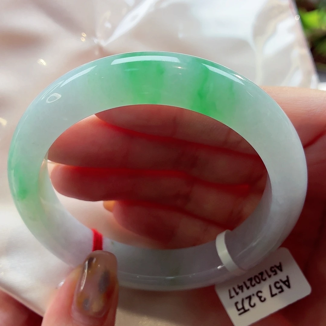 翡翠未镶嵌手镯22（39号）