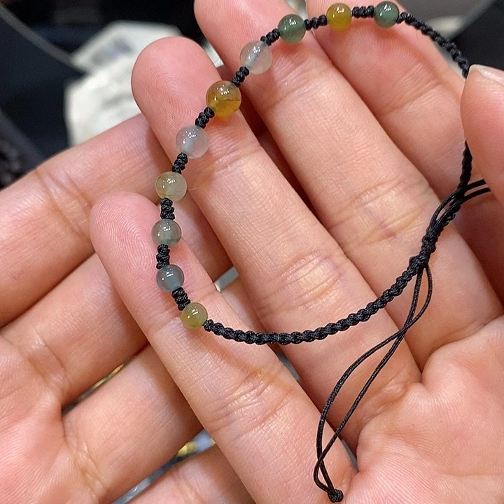 翡翠未镶嵌手链翡翠手绳