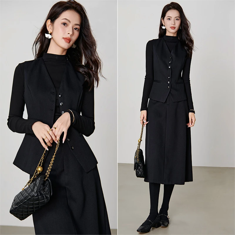 【新品】2025挺括百搭马甲女25051601