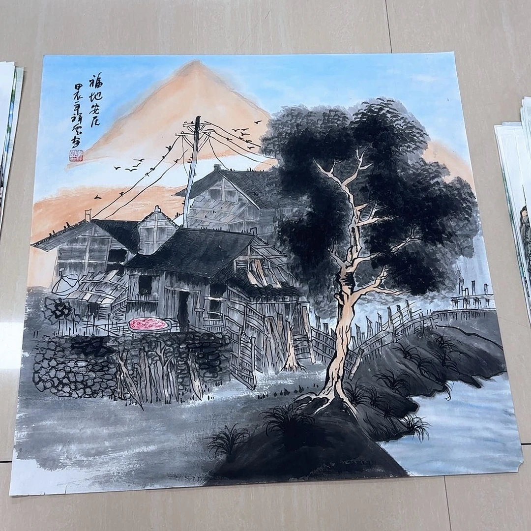 国画国画作品集一个