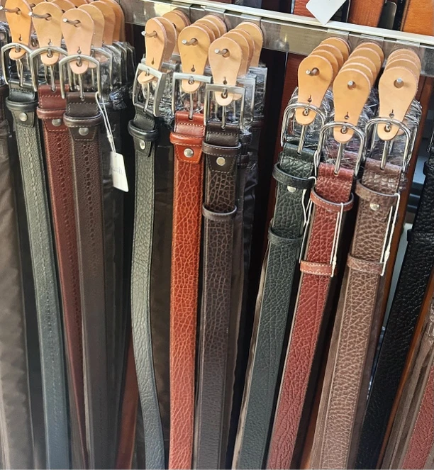 四边形腰带日韩光身棕色复古男高档双面百搭皮带