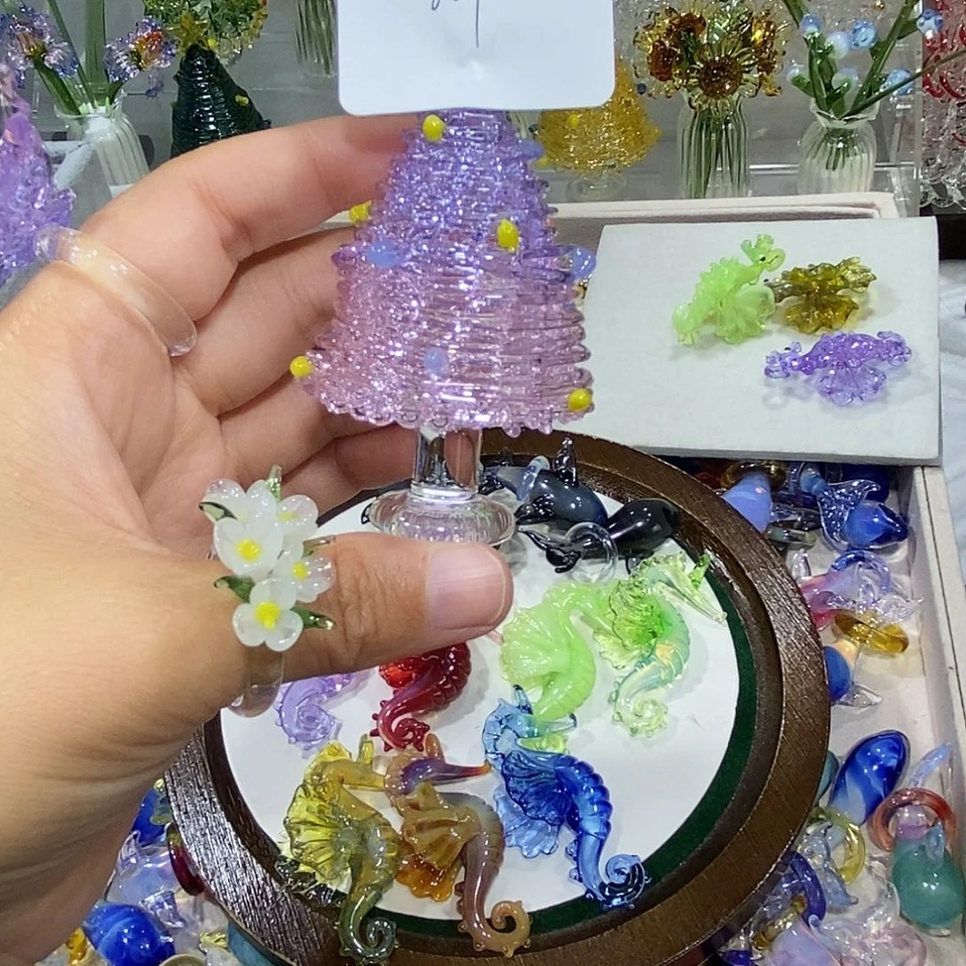 H***.吊坠（不含链）琉璃129圣诞树一个