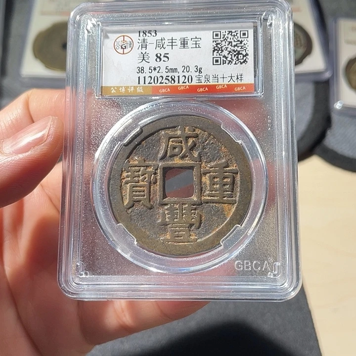 铜ZL评级钱币一个8120