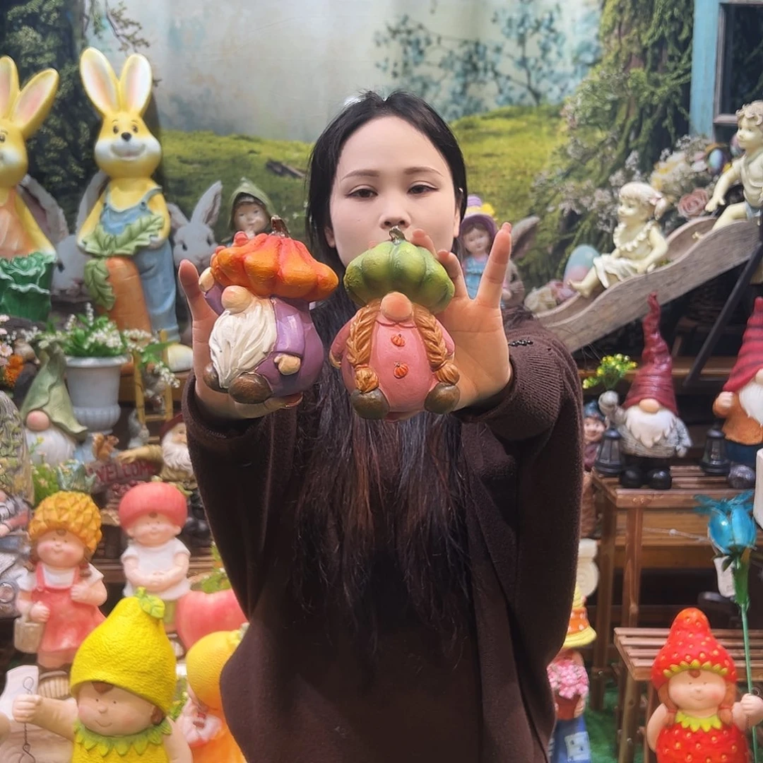 花园摆件红红火火