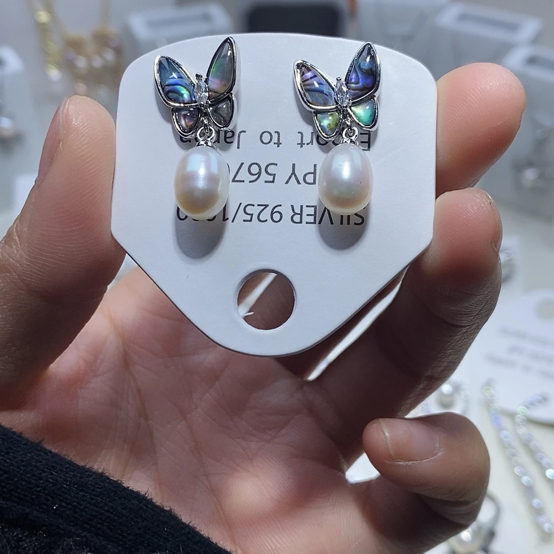 未镶嵌淡水珍珠耳饰