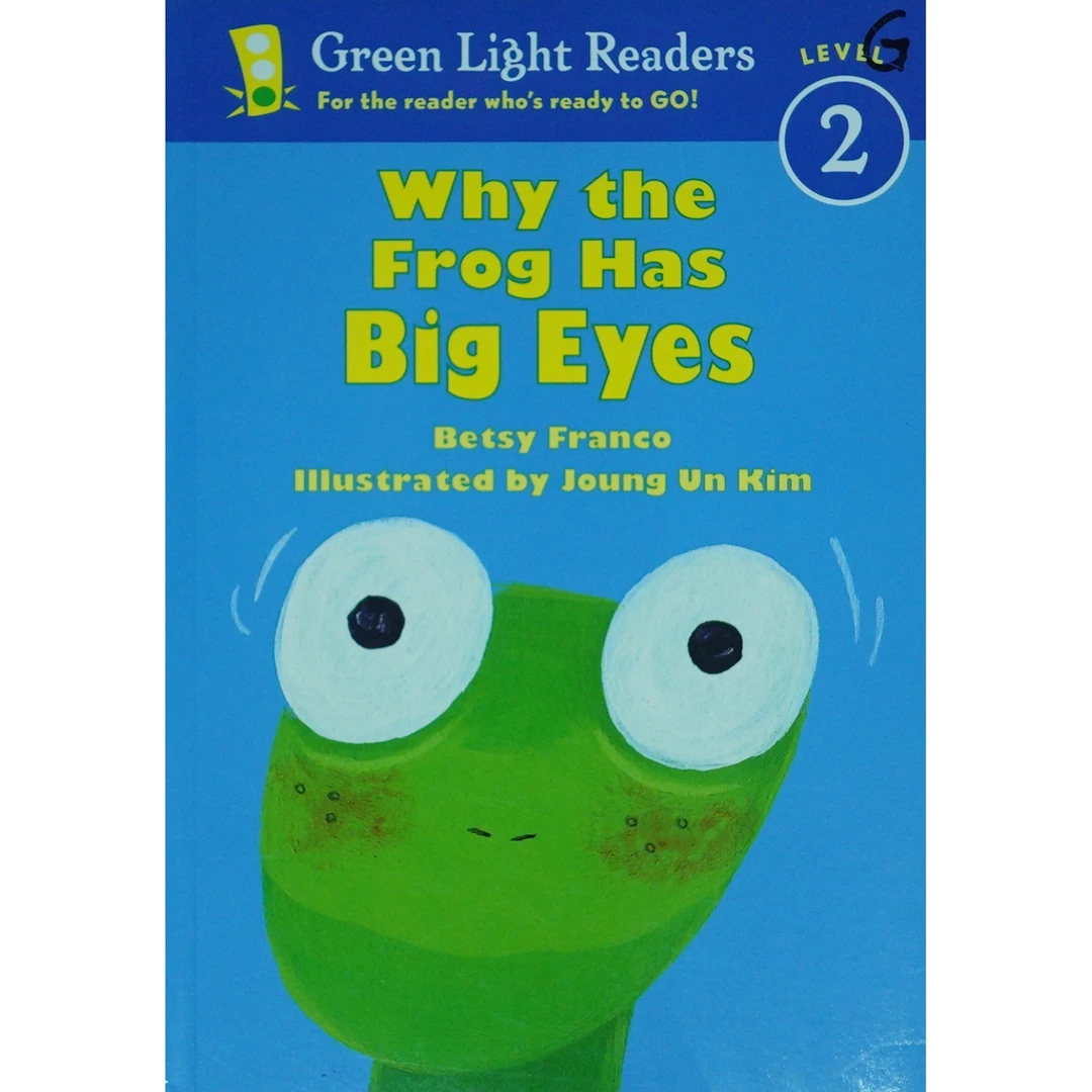 英语原版书绿灯阅读系列WhytheFrogHasBigEyes青蛙为什么有大眼睛