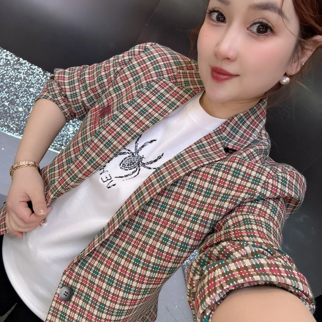 2025新款高端男士潮流百搭个性休闲西服SY25576