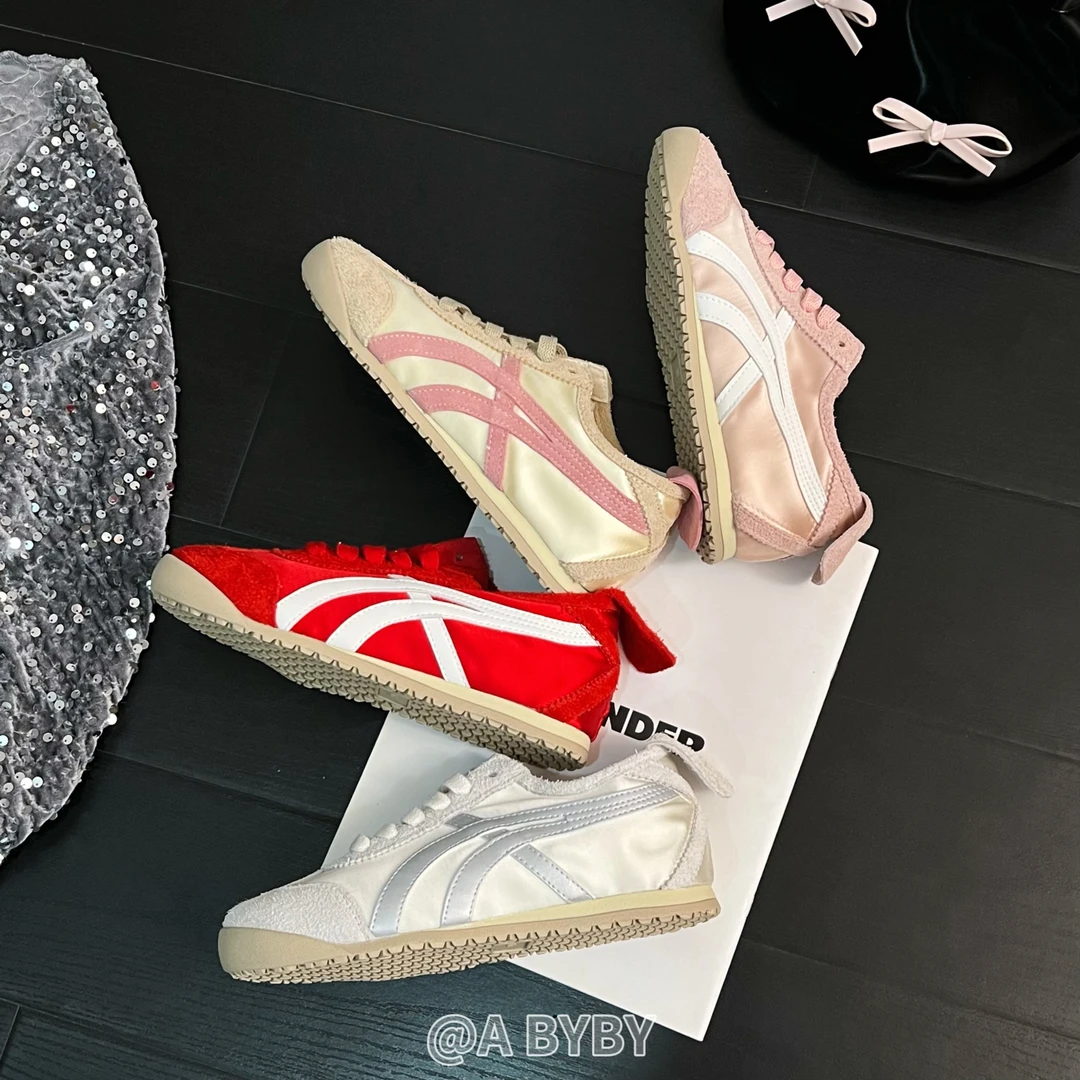 【阿贝贝】夏日牛皮4.5CM隐形增高厚德训鞋底透气女休闲绸缎阿甘鞋