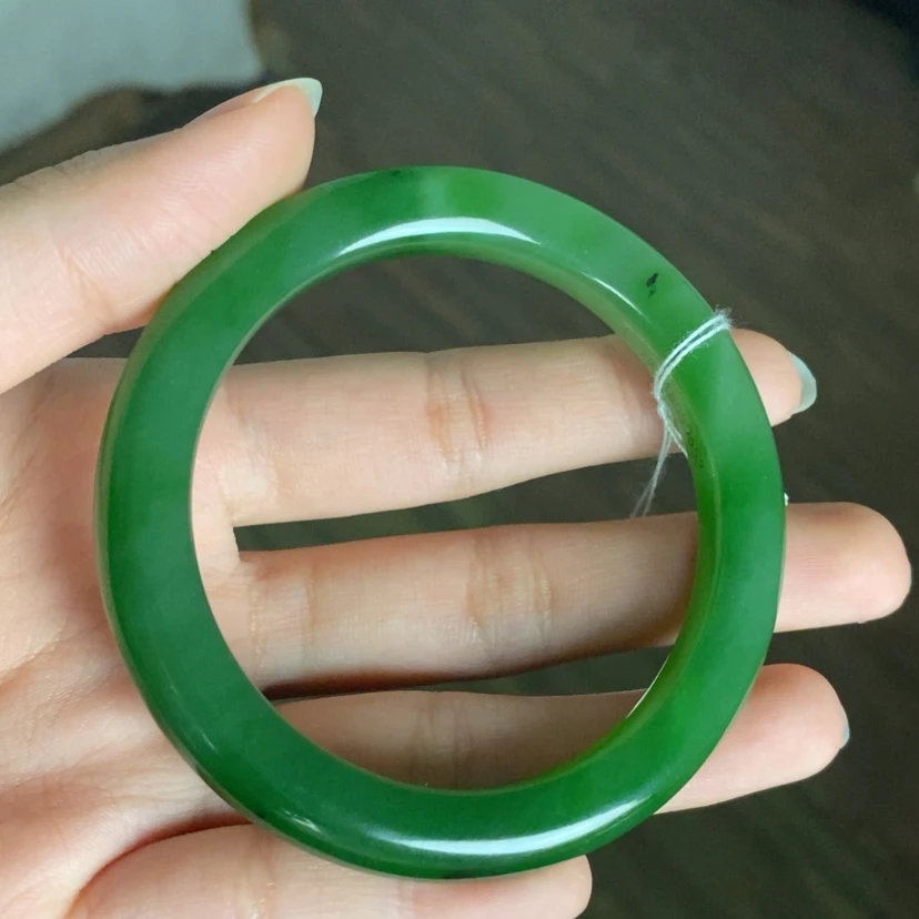 【闪购商品】未镶嵌手镯和田玉（翠青玉）