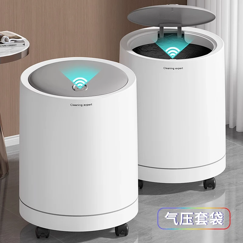 垃圾桶家用2025新款客厅轻奢高档厕所卫生间大容量带盖卧室高颜值