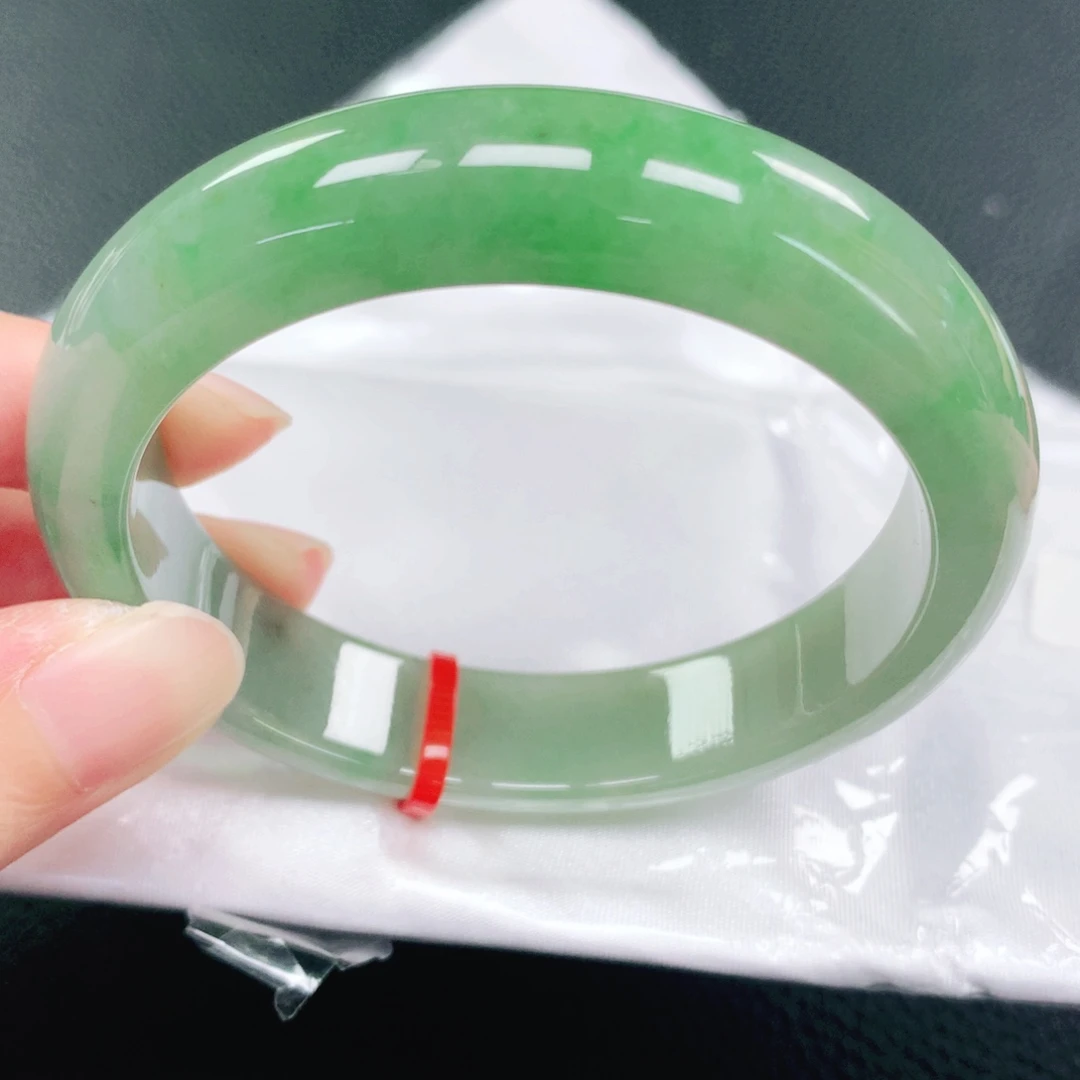 未镶嵌手镯翡翠55圈