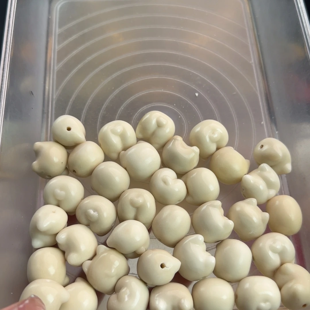 菩提根/象牙果手串微瑕牙果卡21左右柯基屁股5颗（2单宠1颗）