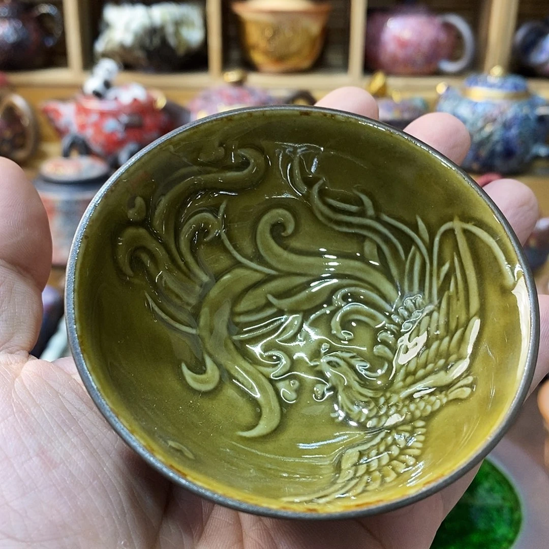 粗陶志野柴柴茶器