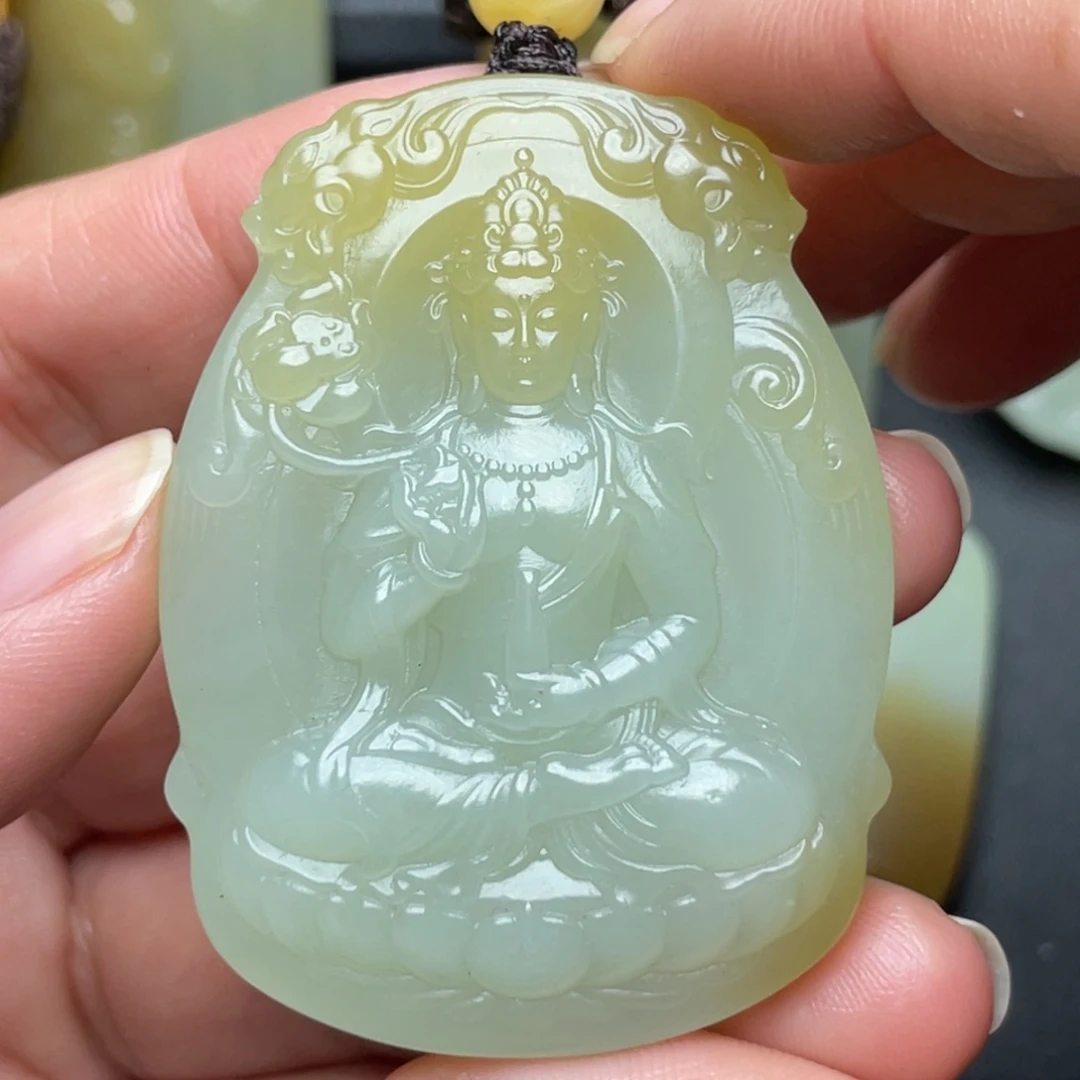 放***情和田玉（糖玉）未镶嵌颈饰