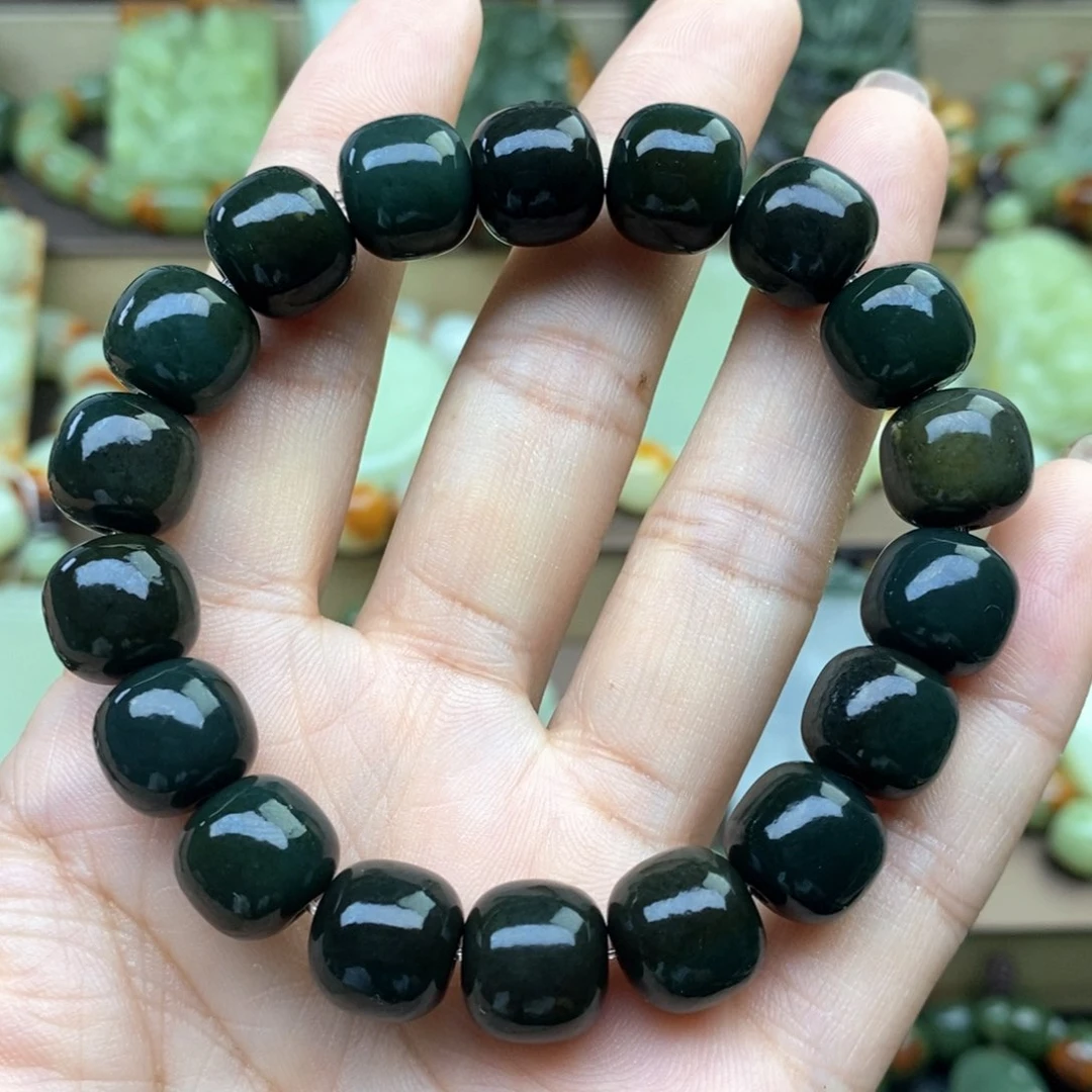 手串未镶嵌透闪石质玉