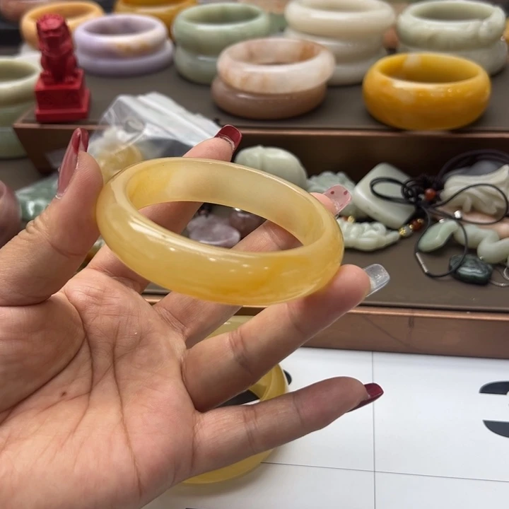 石英岩玉合金手镯