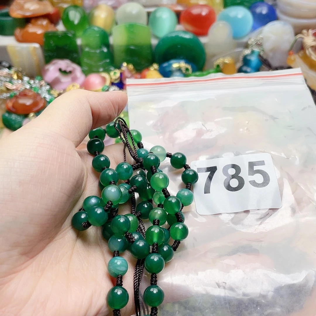 合金颈饰玛瑙/玉髓婉*?