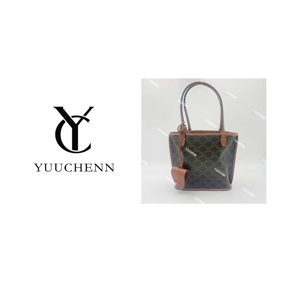 YUUCHENN/狗牙同款【Tote Basket】进口Tc皮20cm
