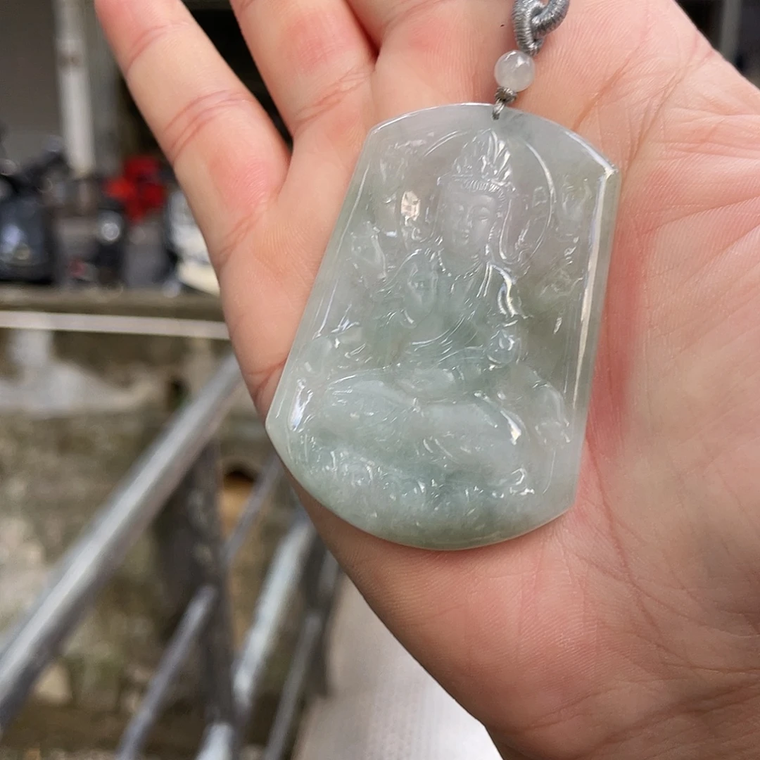 翡翠未镶嵌颈饰翡翠挂件