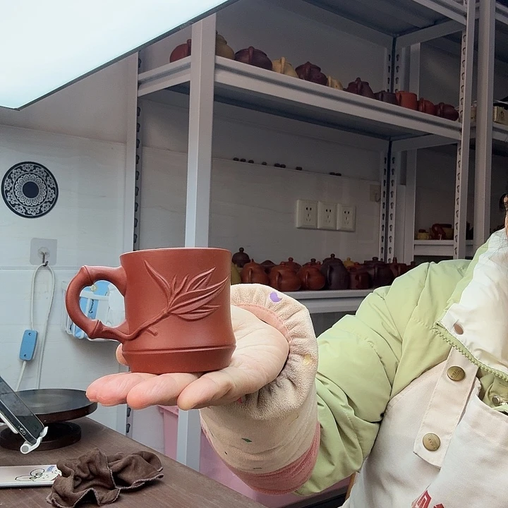 朱泥茶案主人杯主人杯