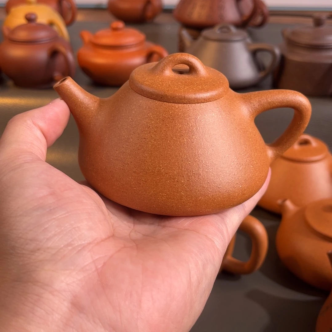 茶壶紫砂微瑕全手工制作黄金段