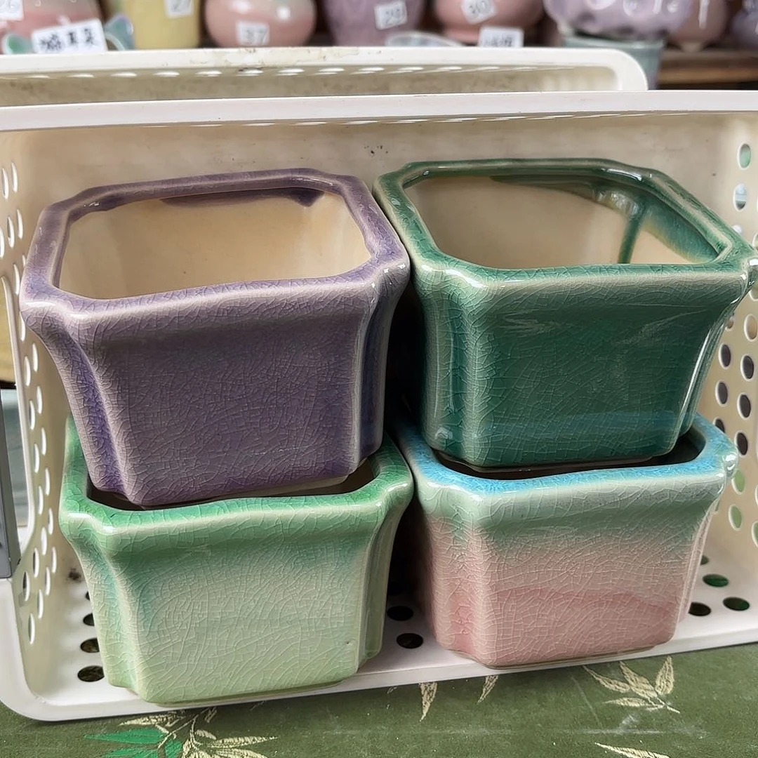 陶瓷量货/口8-10高深浅搭配发4个