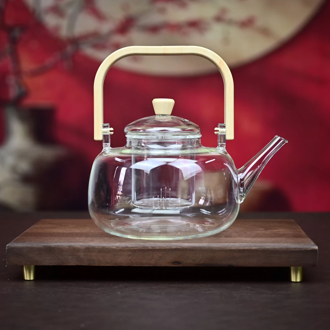 1S四方玻璃 提梁壶 H4