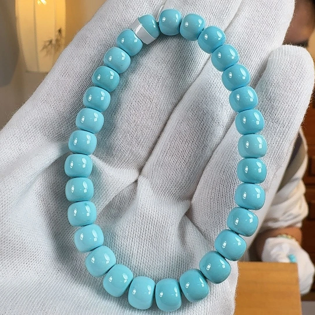 绿松石未镶嵌珠宝奇石卡7.8