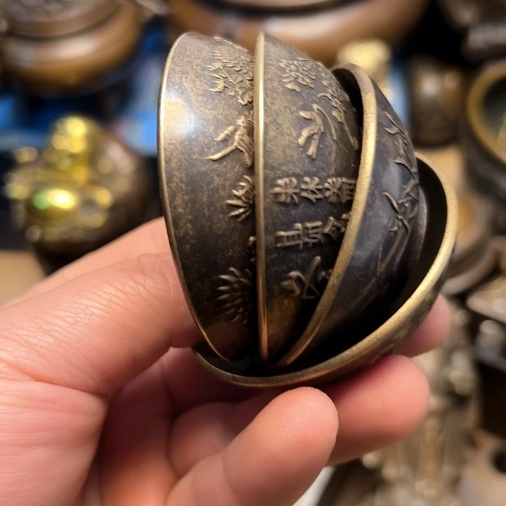 铜器摆件老王直播间