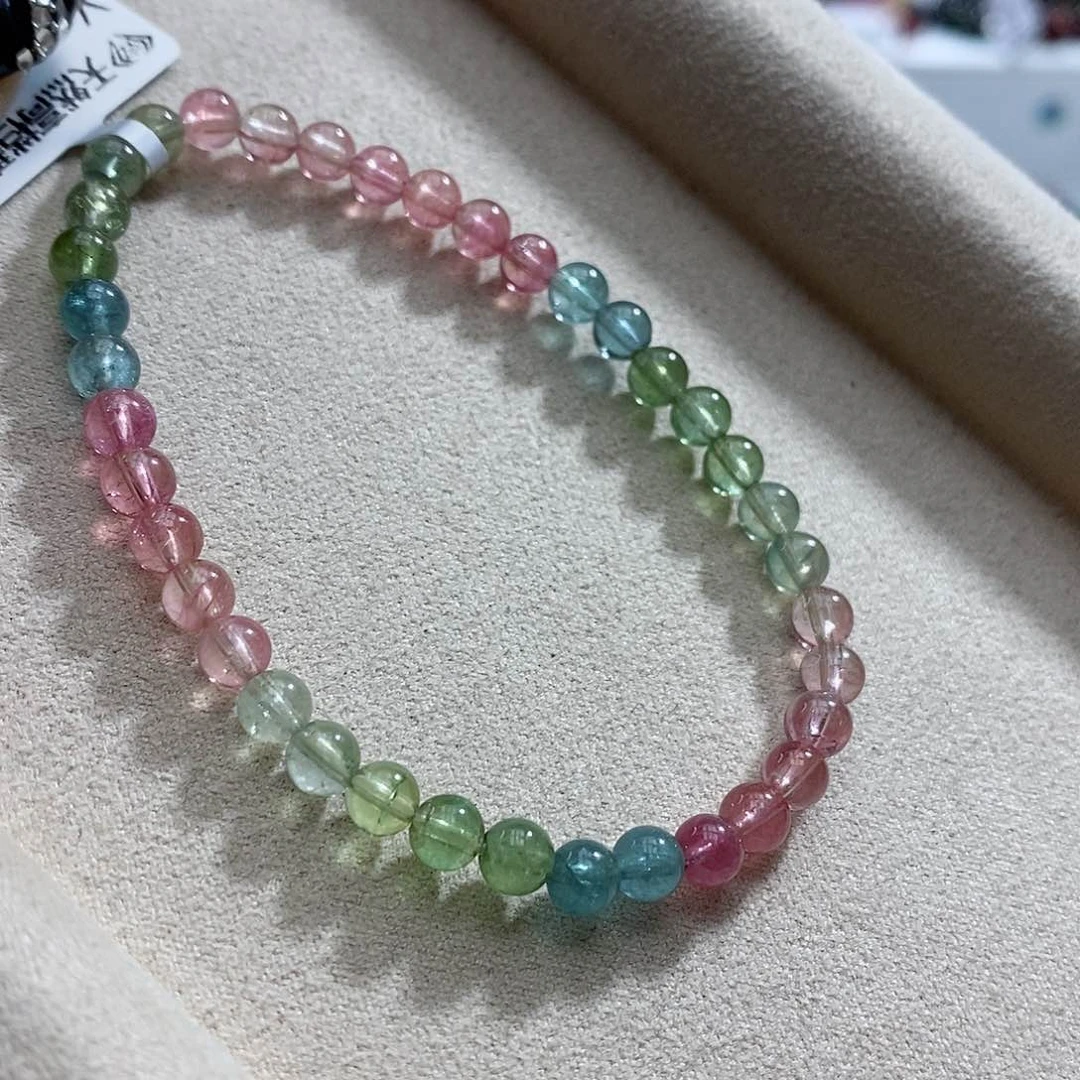 碧玺手链未镶嵌多样性发一条