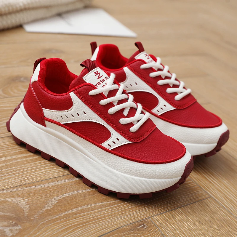 老爹鞋女2025新款爆款秋季女鞋百搭厚底轻便秋冬休闲运动